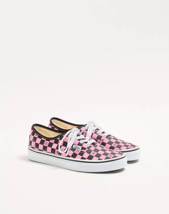 Valentino Garavani And Vans Low-Top Trainer In Fabric With VLogo Checkerboard Print - Image 7